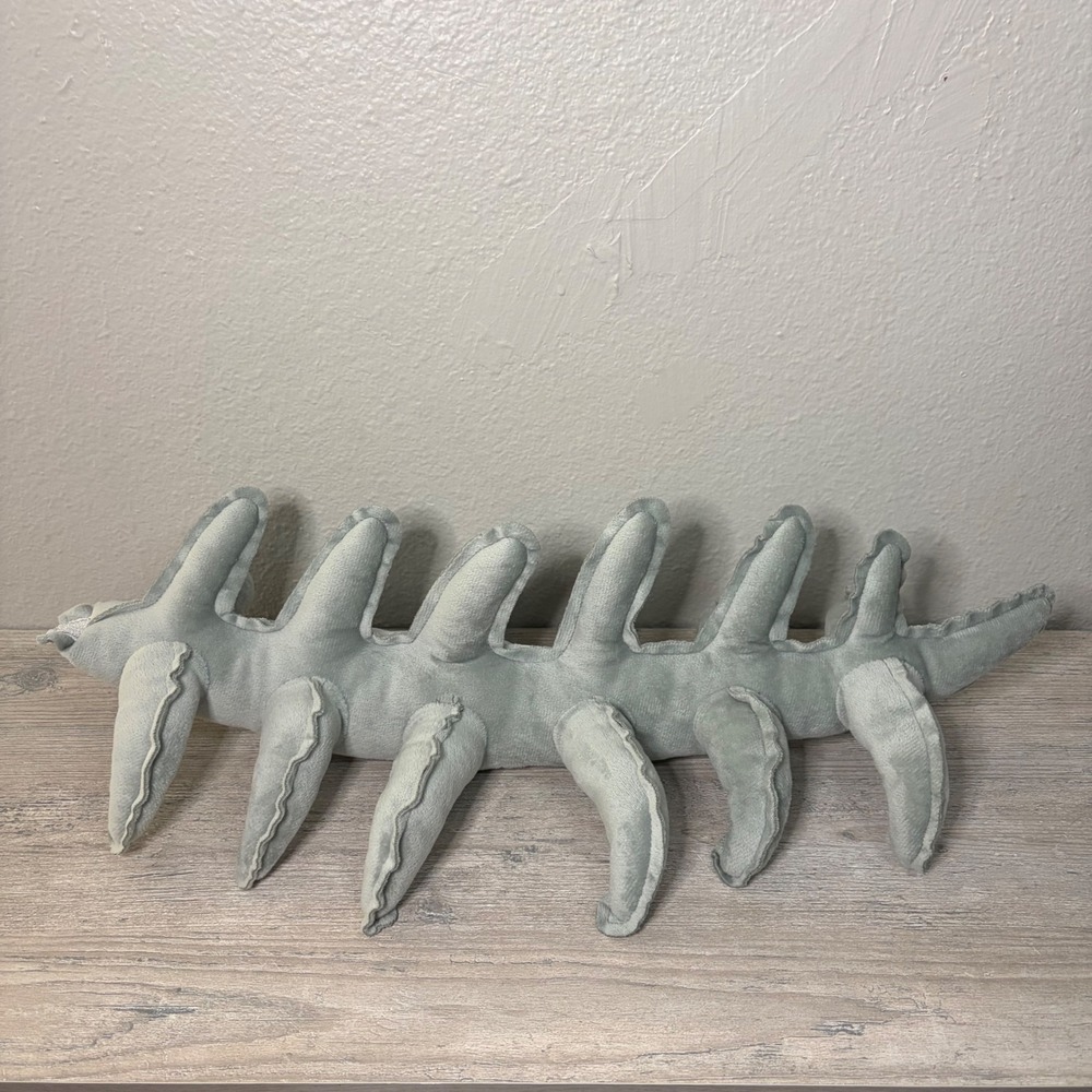 IKEA SAGOSKATT Backbone Plush Grey Stuffed Animal Toy 19 Inch